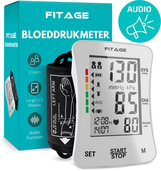 FitAge Bovenarm Bloeddrukmeter